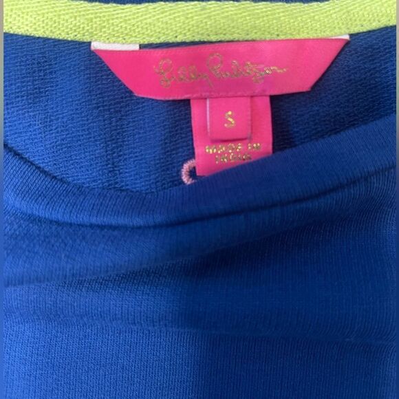 Lilly Pulitzer Landyn Sweatshirt Ditsy Daisy Embroidery Size Small - Picture 14 of 15